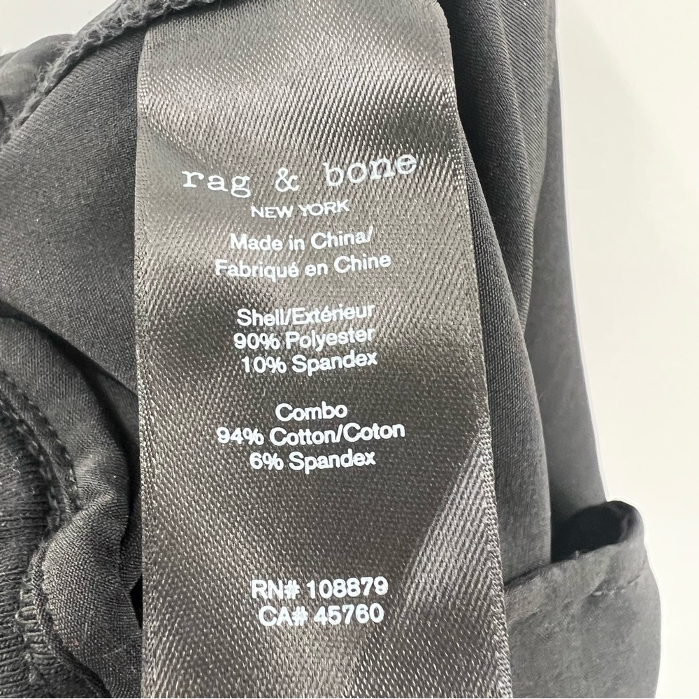 Rag & Bone NWT Pursuit Zander Jogger Pants in Black size Medium - Picture 7 of 11